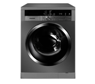 GRUNDIG  GWN48430C Washing Machine - Stainless Steel